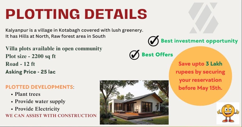 Buy Now 2200 SqFt Plot Near Kalyanpur, Kotabagh — thumbnail 2