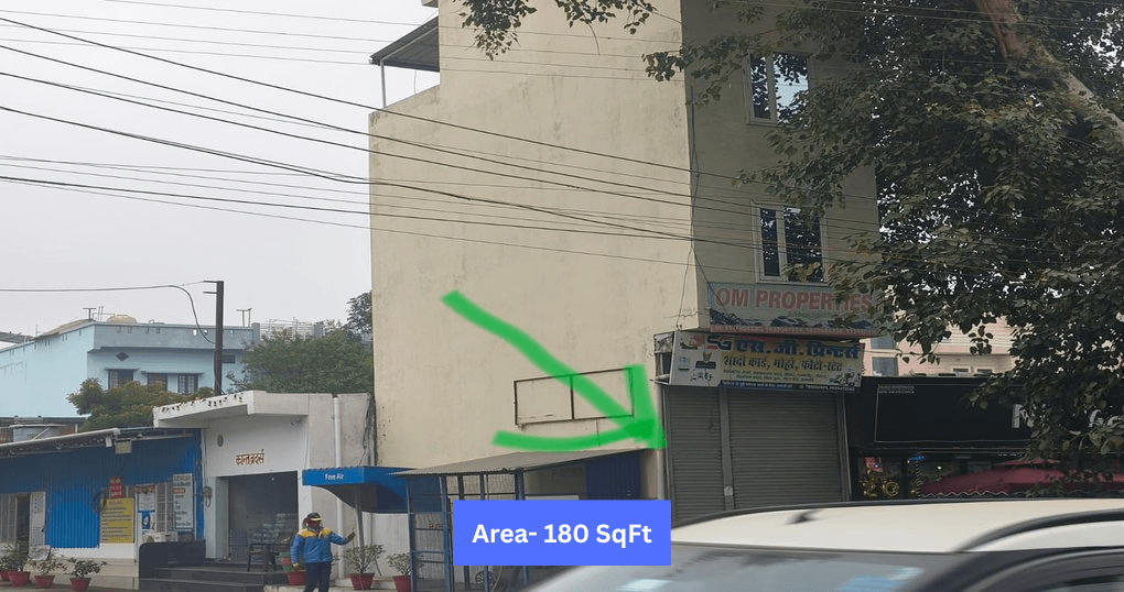Rent Now 180 SqFt Shop Near Rampur Road, Haldwani