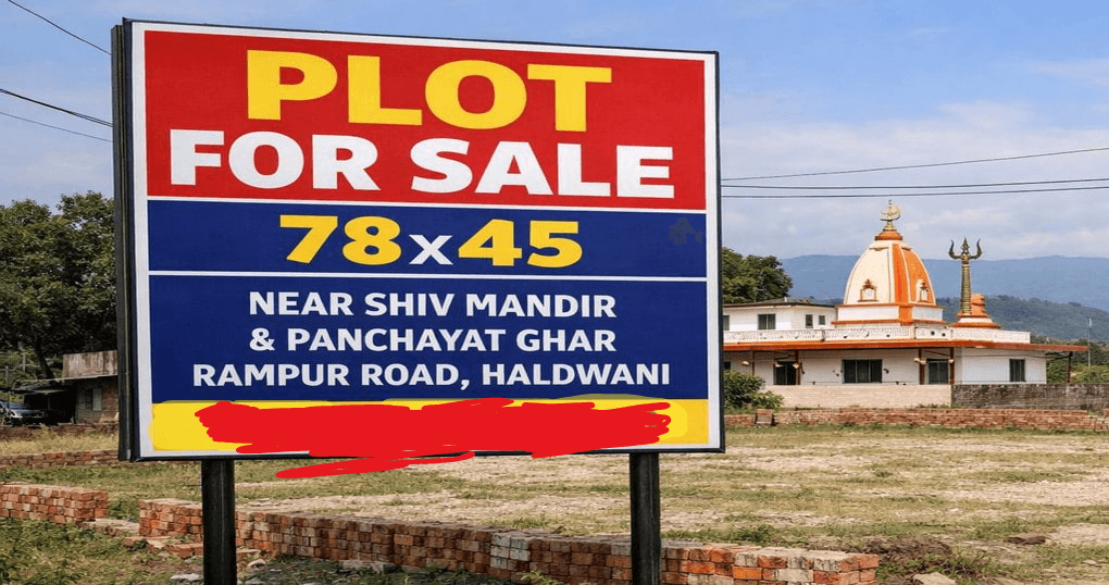Buy Now 3510 SqFt Land Near Rampur Road, Haldwani
