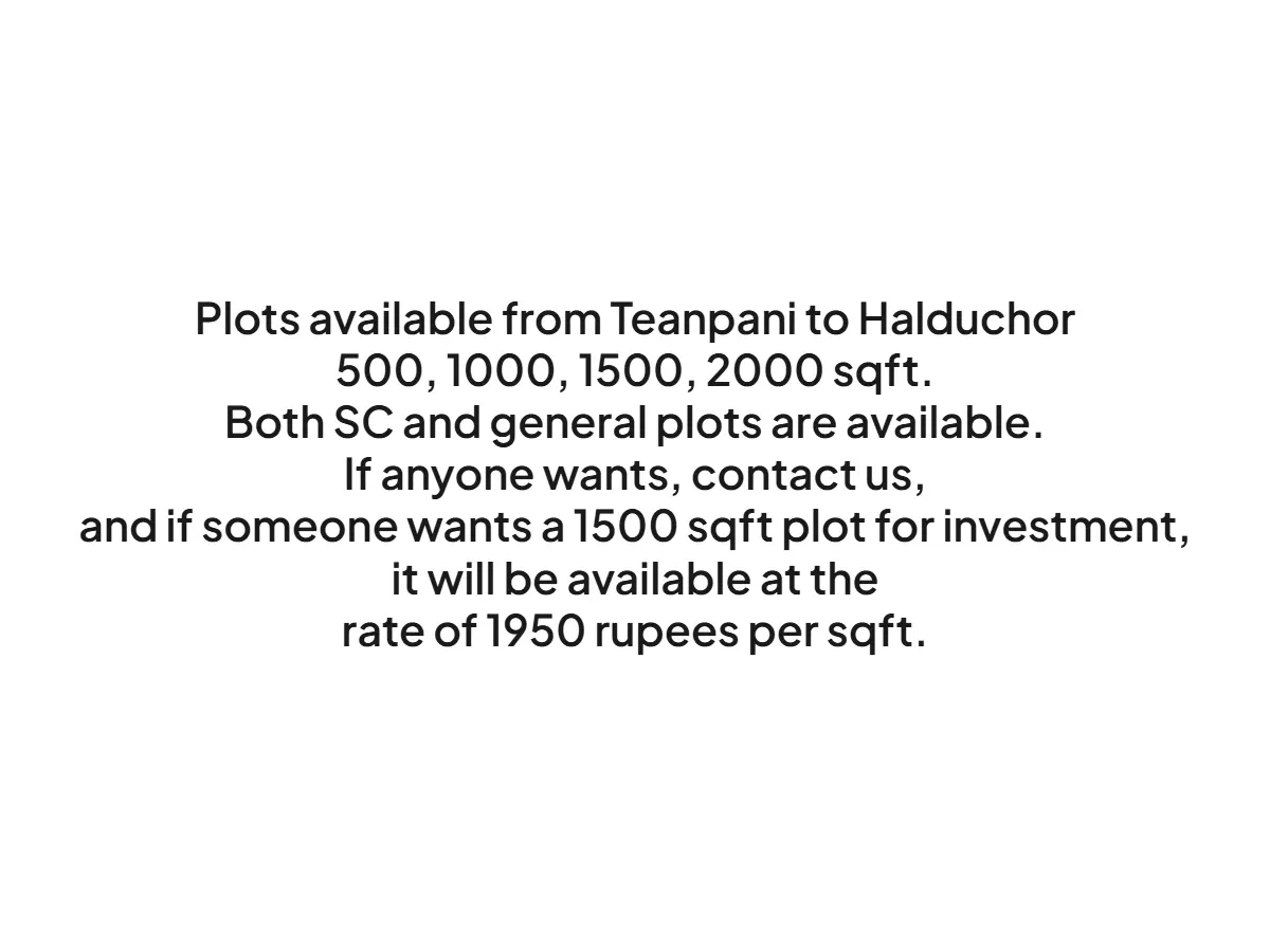 Prime 2000 sqft Land for Sale in Haldwani, Uttarakhand