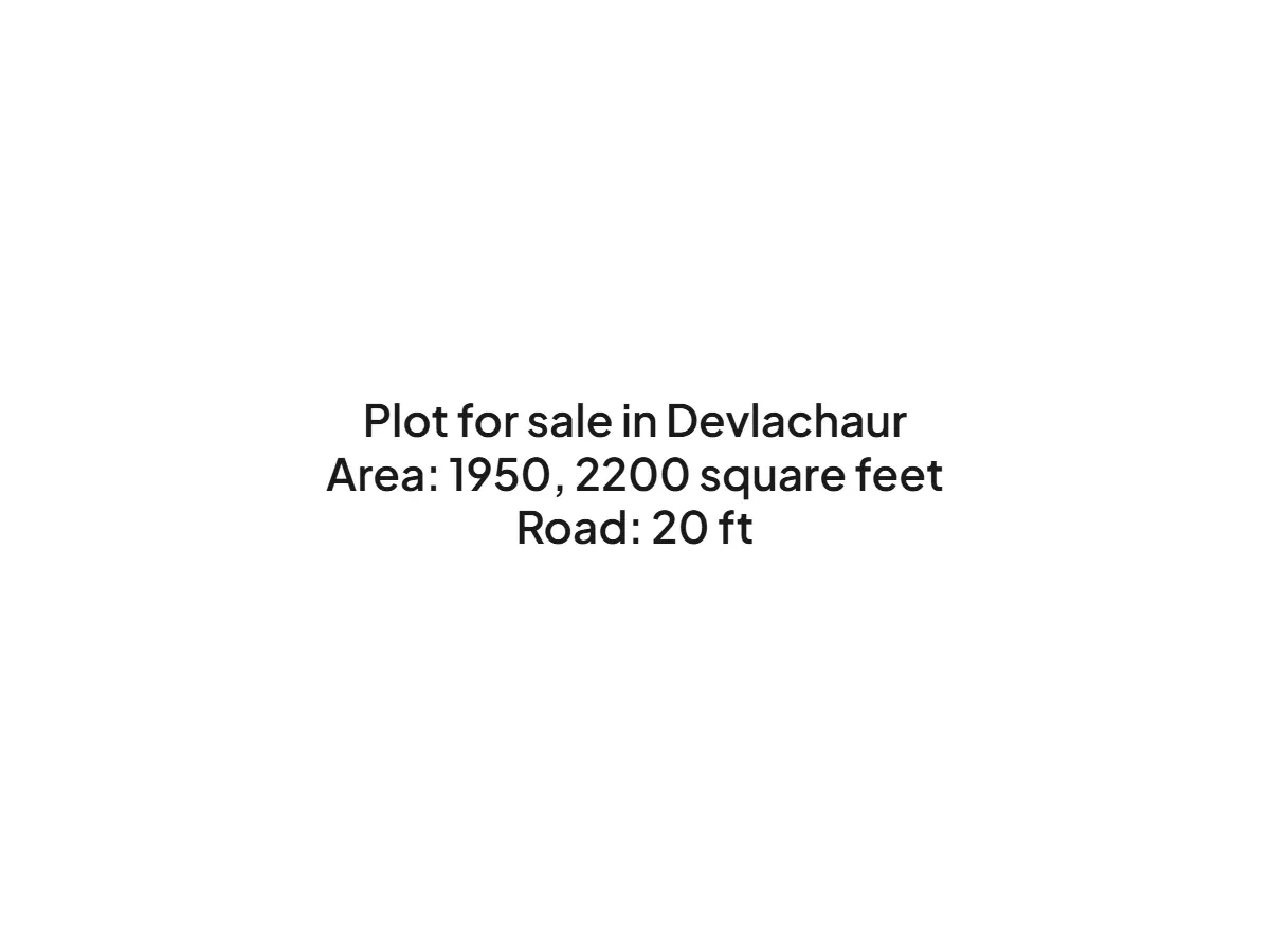 Prime 2200 sqft Land for Sale in Devalchaur Haldwani