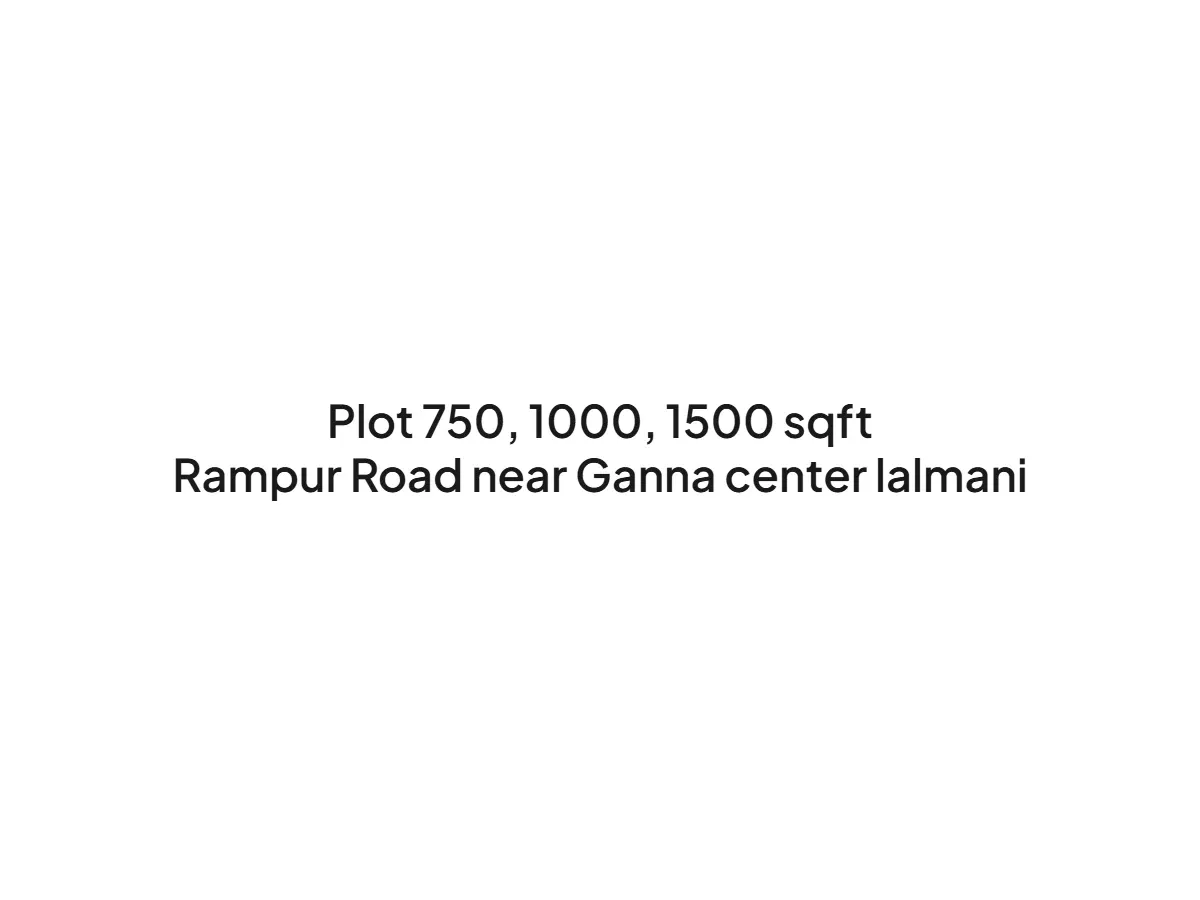 Prime 1500 sqft Land for Sale on Rampur Road Haldwani