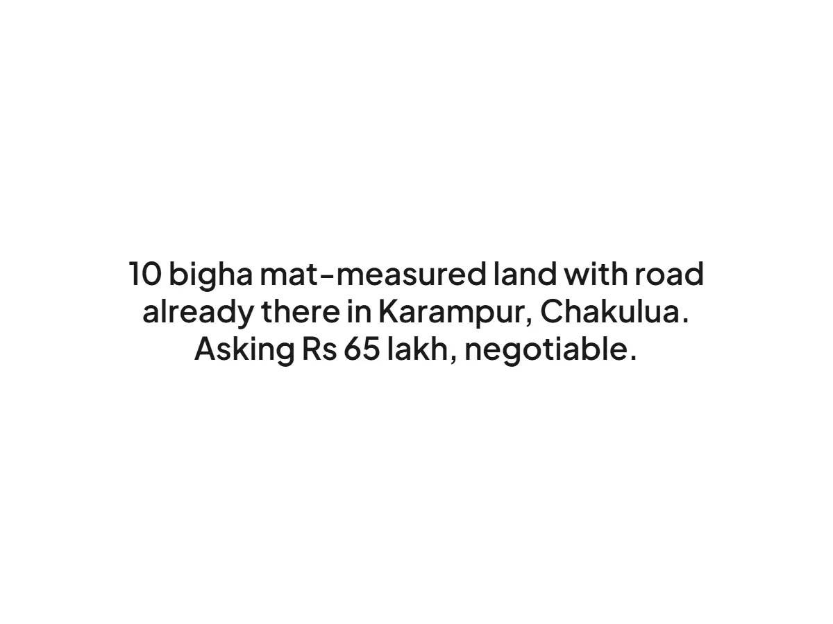 10 Bigha Land for Sale in Karampur Haldwani