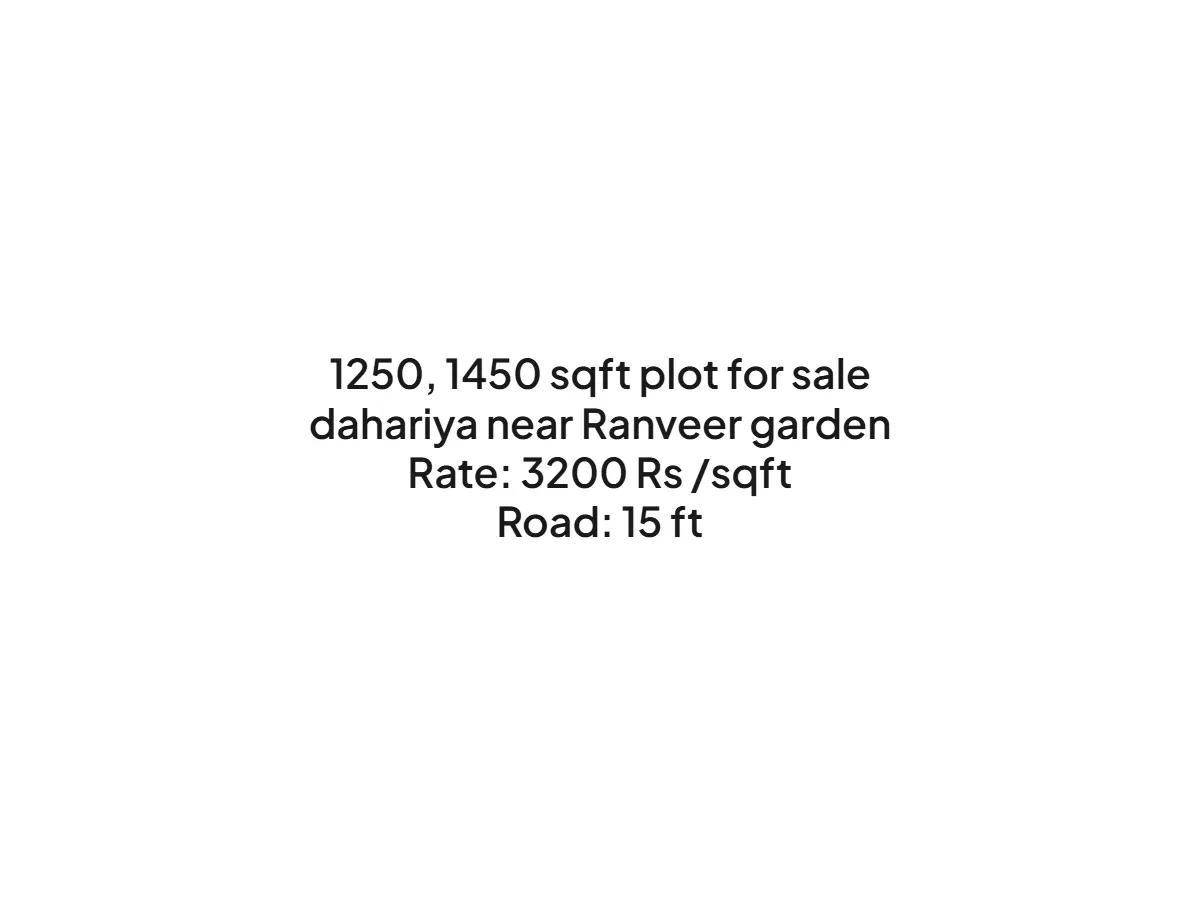 Prime Land for Sale in Dahariya, Haldwani at Rs 3200/sqft