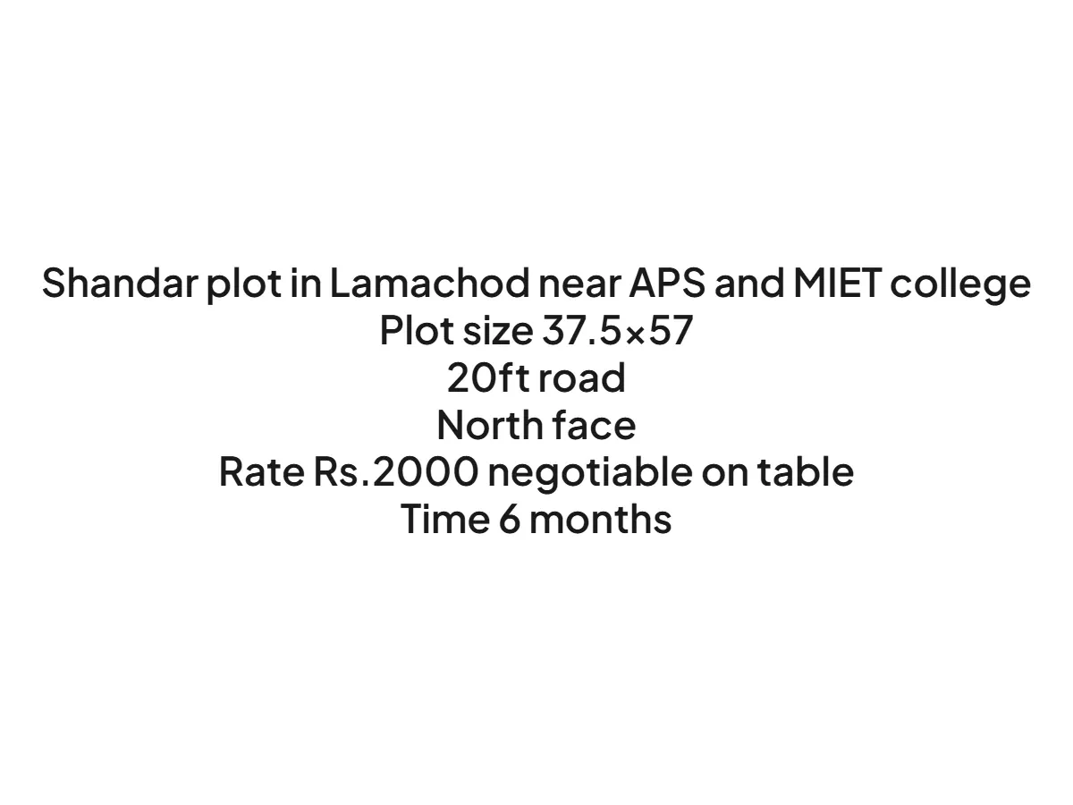 Prime North Facing Land for Sale in Lamachod Haldwani