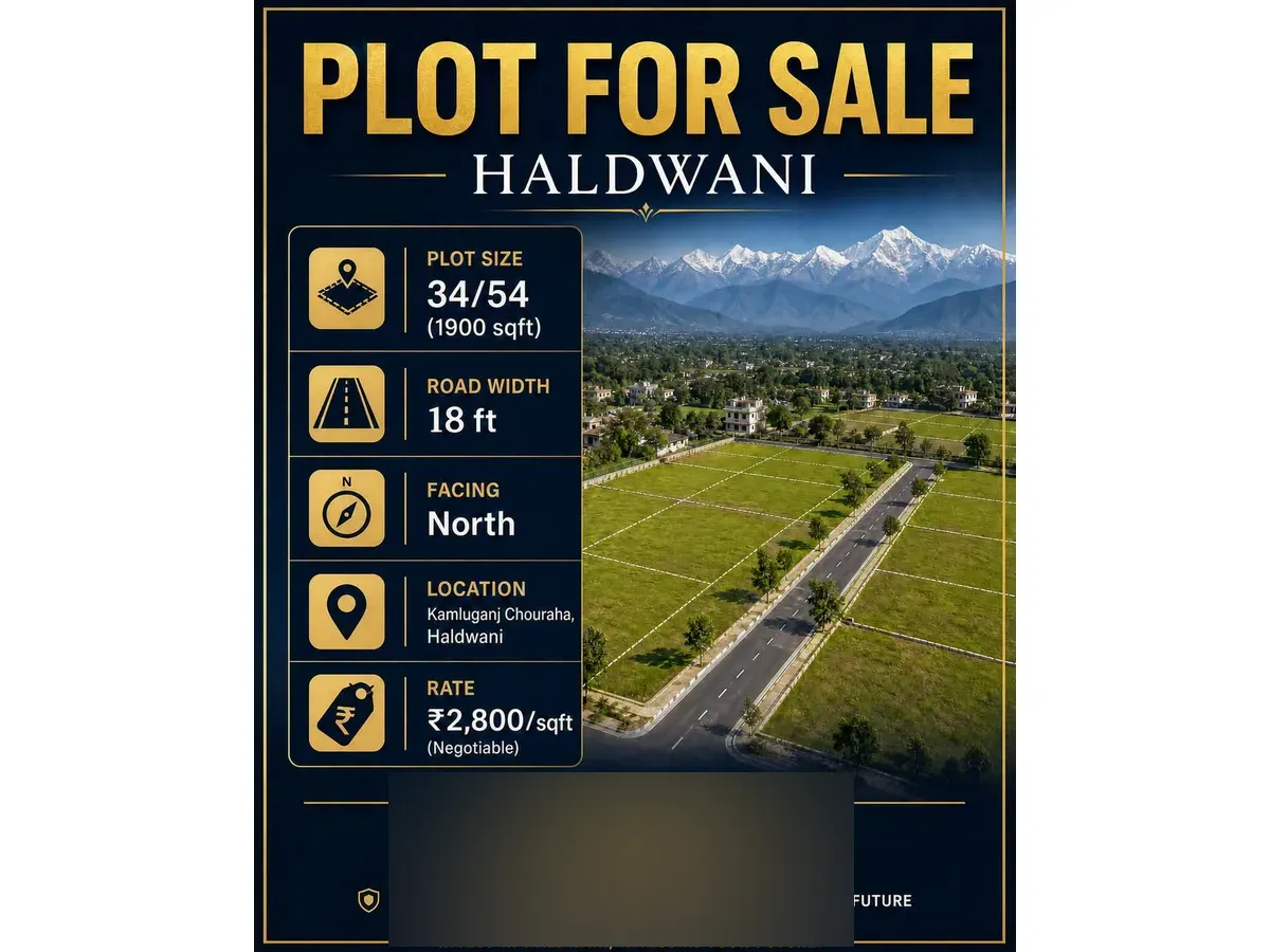 Premium Land for Sale in Kamaluaganga Chauraha, Haldwani