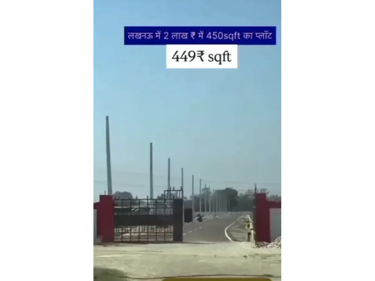 Prime 450 sqft Land for Sale in Lucknow at ₹450/sqft