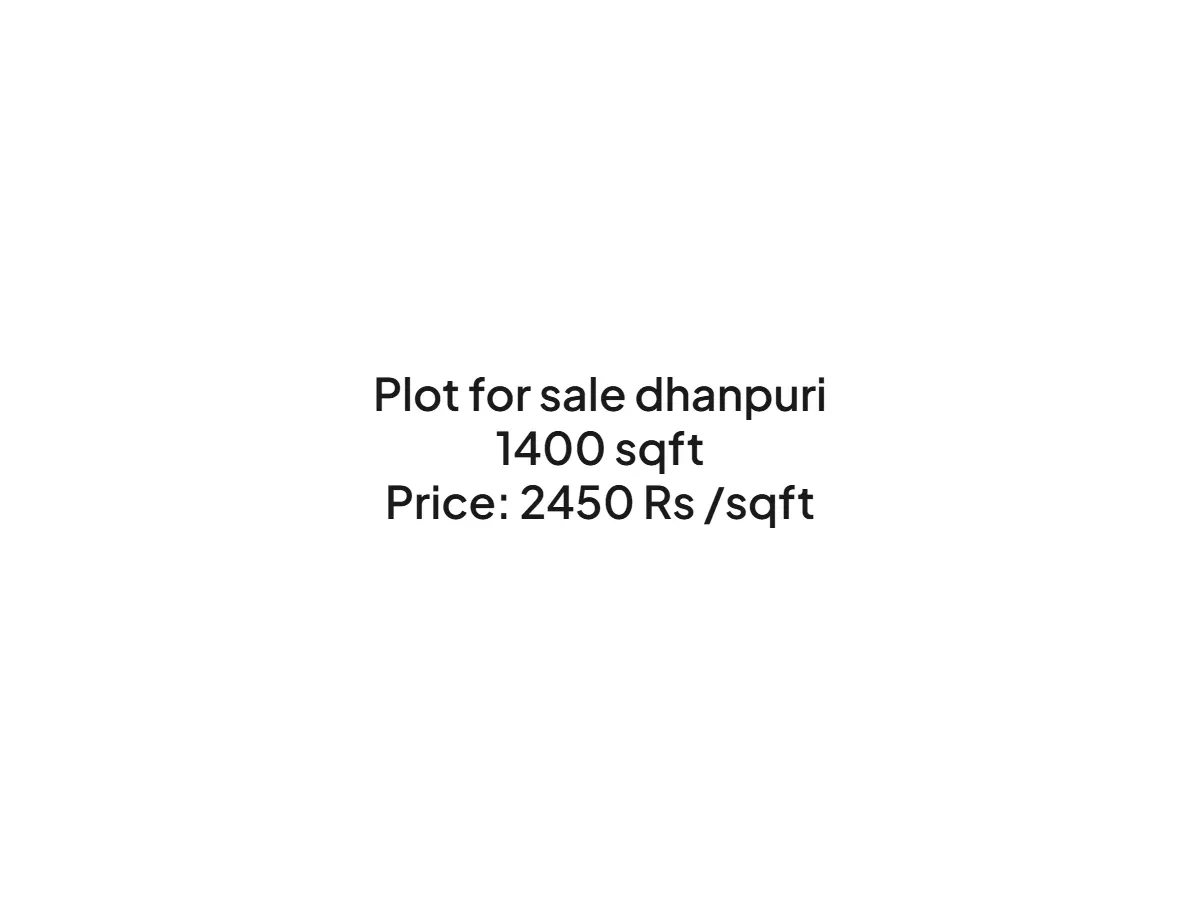 Prime 1400 sqft Land for Sale in Dhanpuri Haldwani