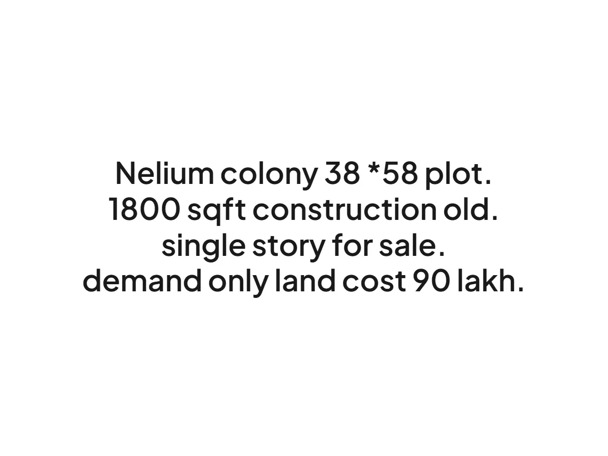 Single-Story House for Sale in Nelium Colony Haldwani