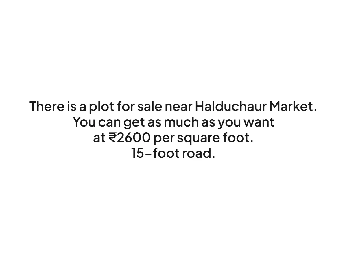 Prime Land for Sale Near Halduchaur Market Haldwani