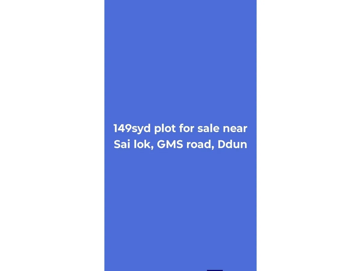149 Sq Yard Plot for Sale on GMS Road Dehradun