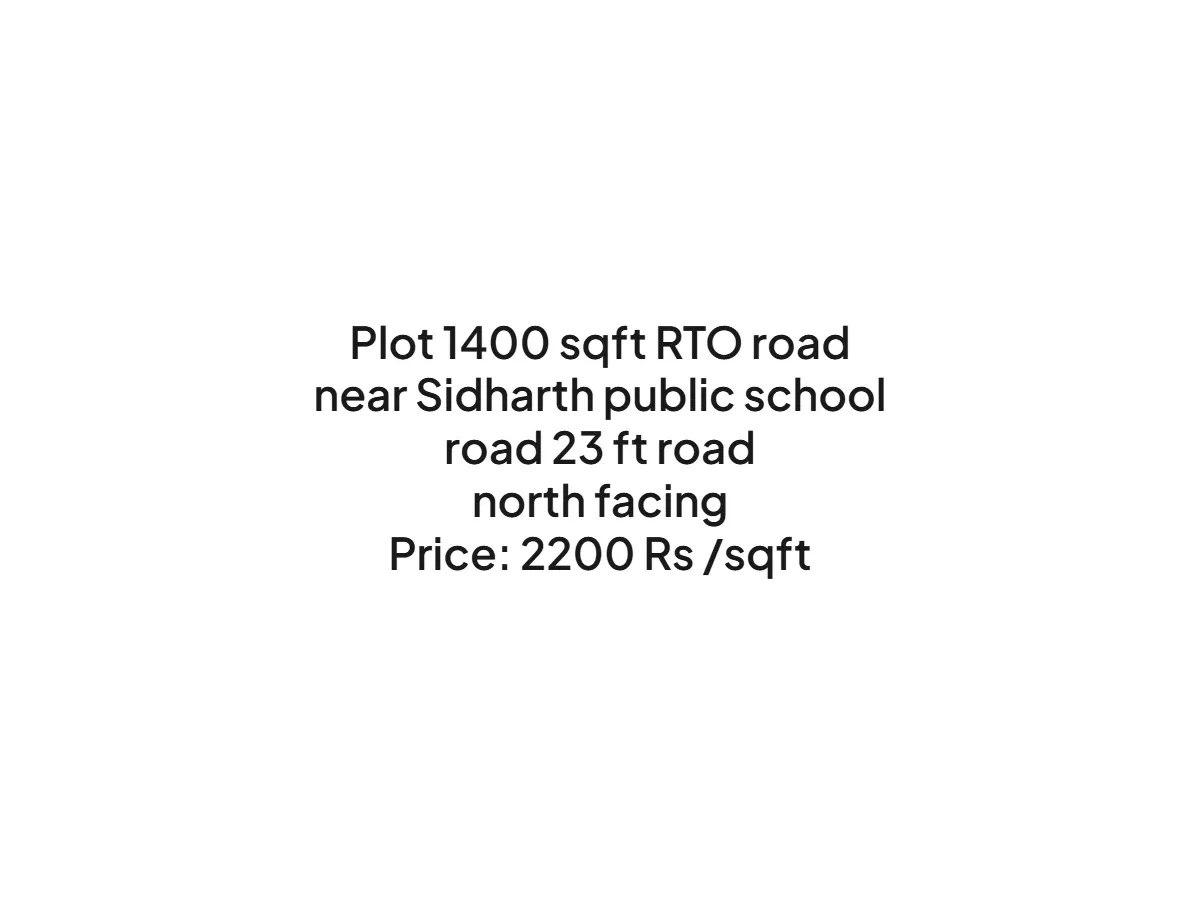 Prime 1400 sqft Land for Sale Near Sidharth Public School Haldwani