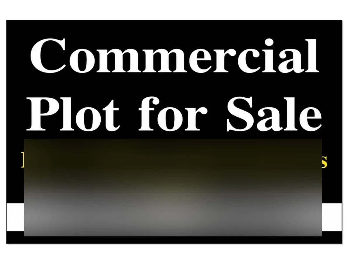 Commercial plot for sale main nawabi road
