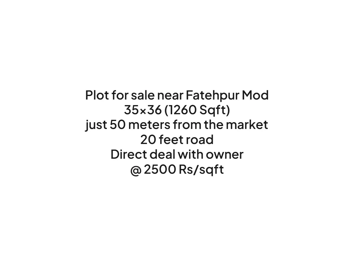 Prime Land for Sale in Fatehpur, Haldwani at 2500 Rs/sqft