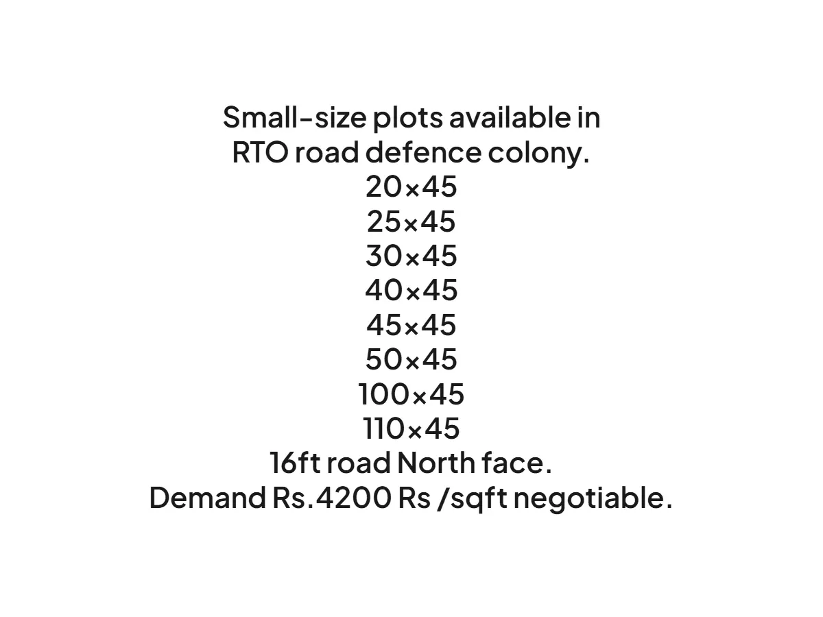 Prime 20x45 Land for Sale in Defence Colony Haldwani