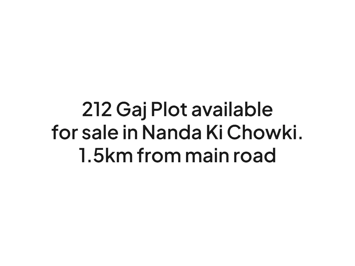 Prime 212 Gaj Land for Sale in Nanda Ki Chowki, Dehradun