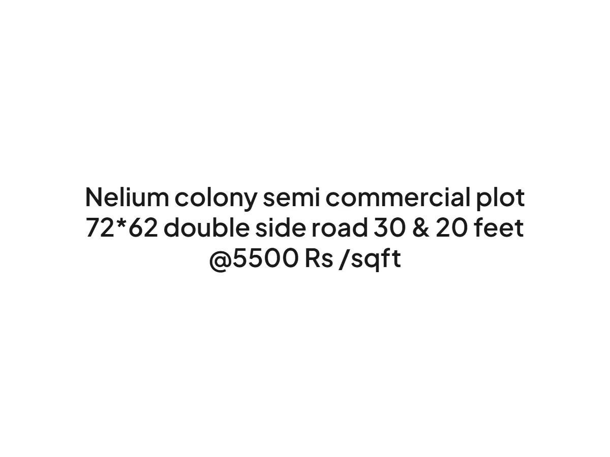 Prime Commercial Land for Sale in Nelium Colony Haldwani