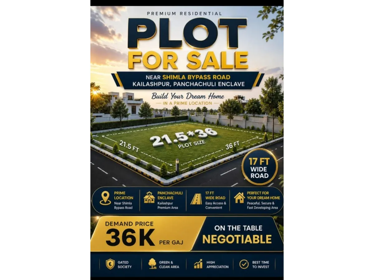 Premium Residential Land for Sale Near Shimla Bypass, Dehradun