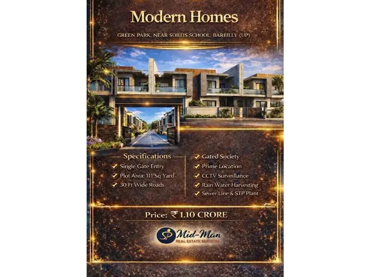 Spacious House for Sale in Green Park, Bareilly