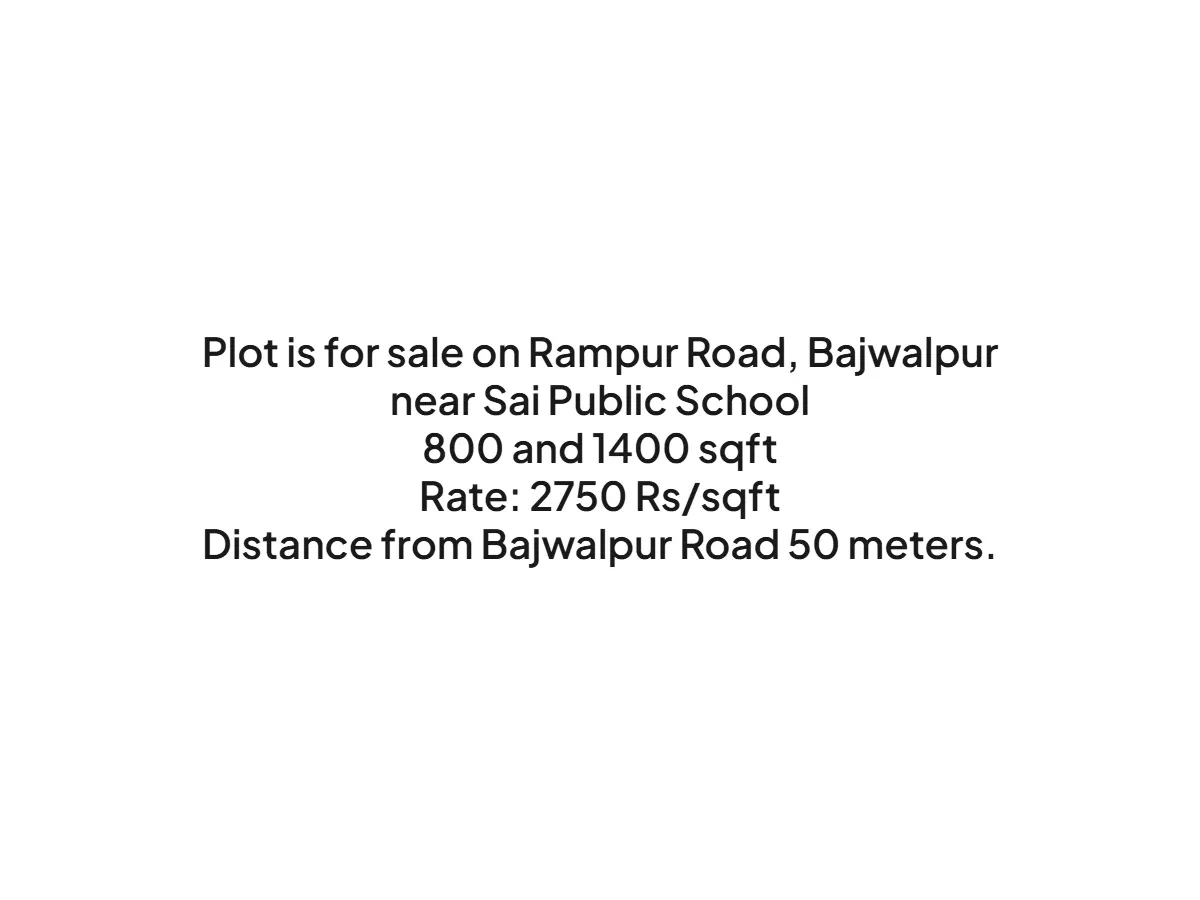 Prime 1400 sqft Land for Sale on Rampur Road Haldwani