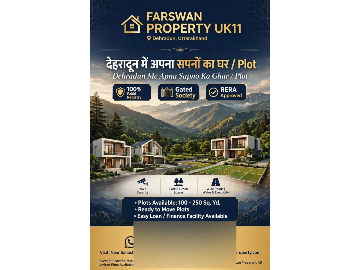 Prime 100 Sq Yard Land for Sale in Sahastradhara Road Dehradun