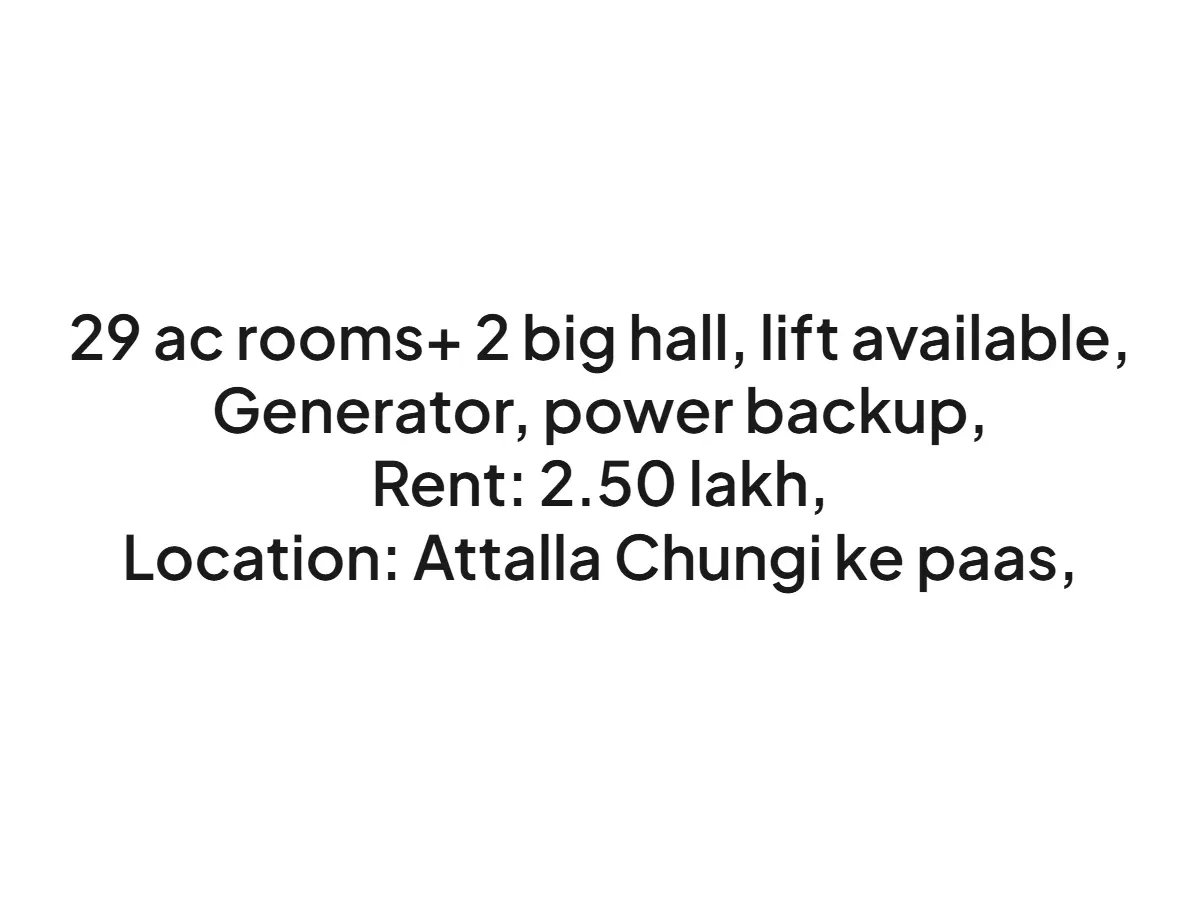 Spacious Guest House for Rent Near Attalla Chungi, Vrindavan