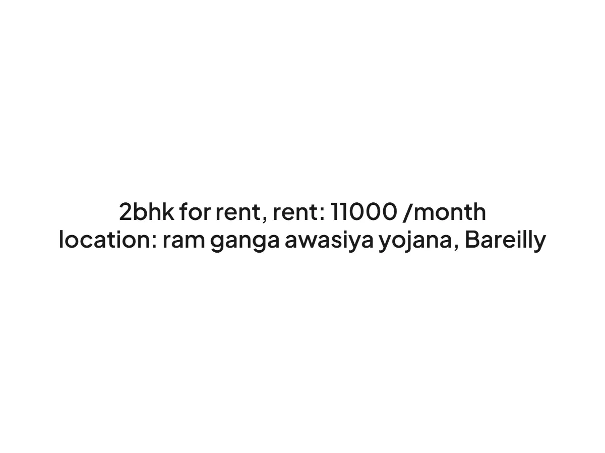 2BHK Apartment for Rent in Ram Ganga Awasiya Yojana Bareilly