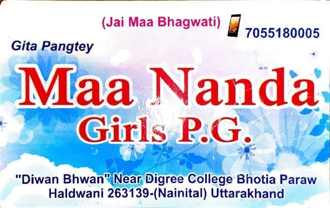 Maa Nanda Girls PG