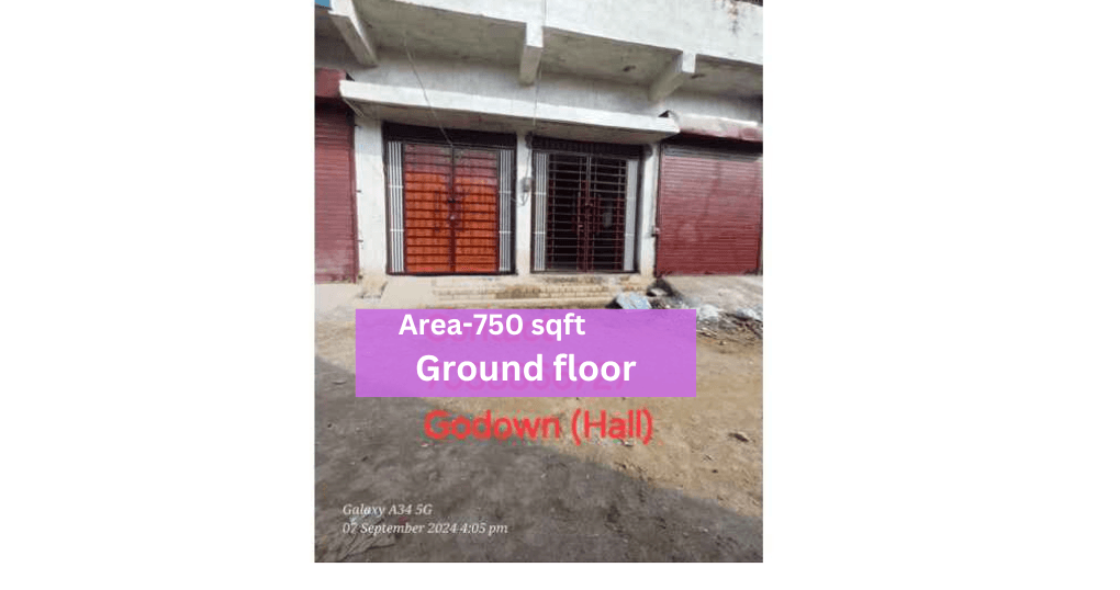 750 SQFT Godown (Hall) For Rent Near Tulasherpur