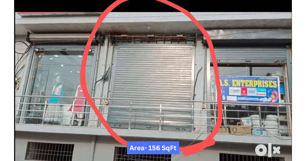 Buy Now 156 SqFt Shop Near 100Fita Road Bareilly