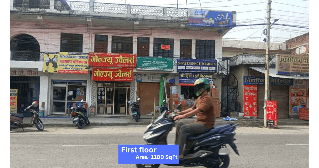 Rent Now 1100 SqFt Hall Near Kusumkhera chauraha, Haldwani