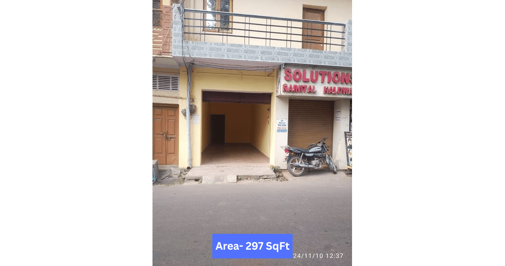Rent Now 297 SqFt Shop Near Vet nary hospital, Haldwani