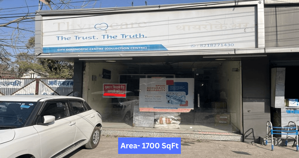 Rent Now 1700 SqFt Hall Near Rampur Road, Haldwani