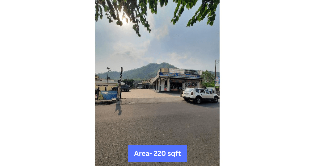 Rent Now 220 SqFt Shop Near Canal Road, Haldwani