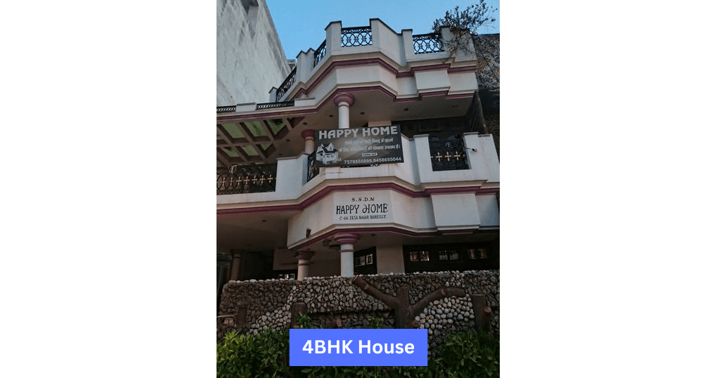 Rent Now 4BHK House for Commercial use Near Delapeer Road, Bareilly