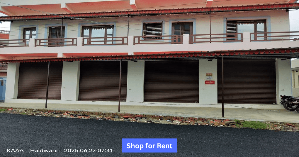 Rent Now 3 Shop Near Unchapul, Haldwani