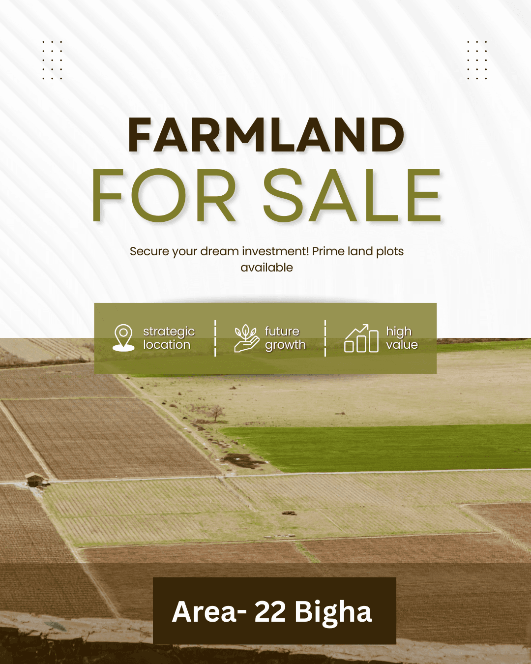 Buy Now 22 Bigha Farmland Near Riccha Road Baheri, Bareilly