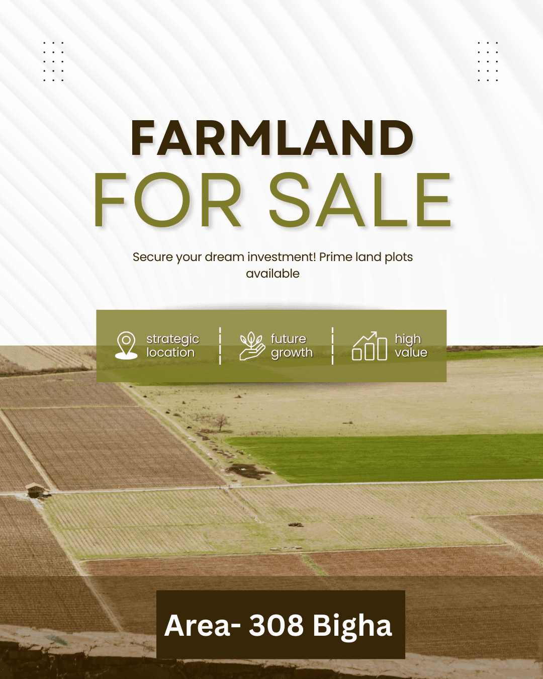 Buy Now 308 Bigha Farmland Near Dhaneta Phatak Meerganj, Bareilly